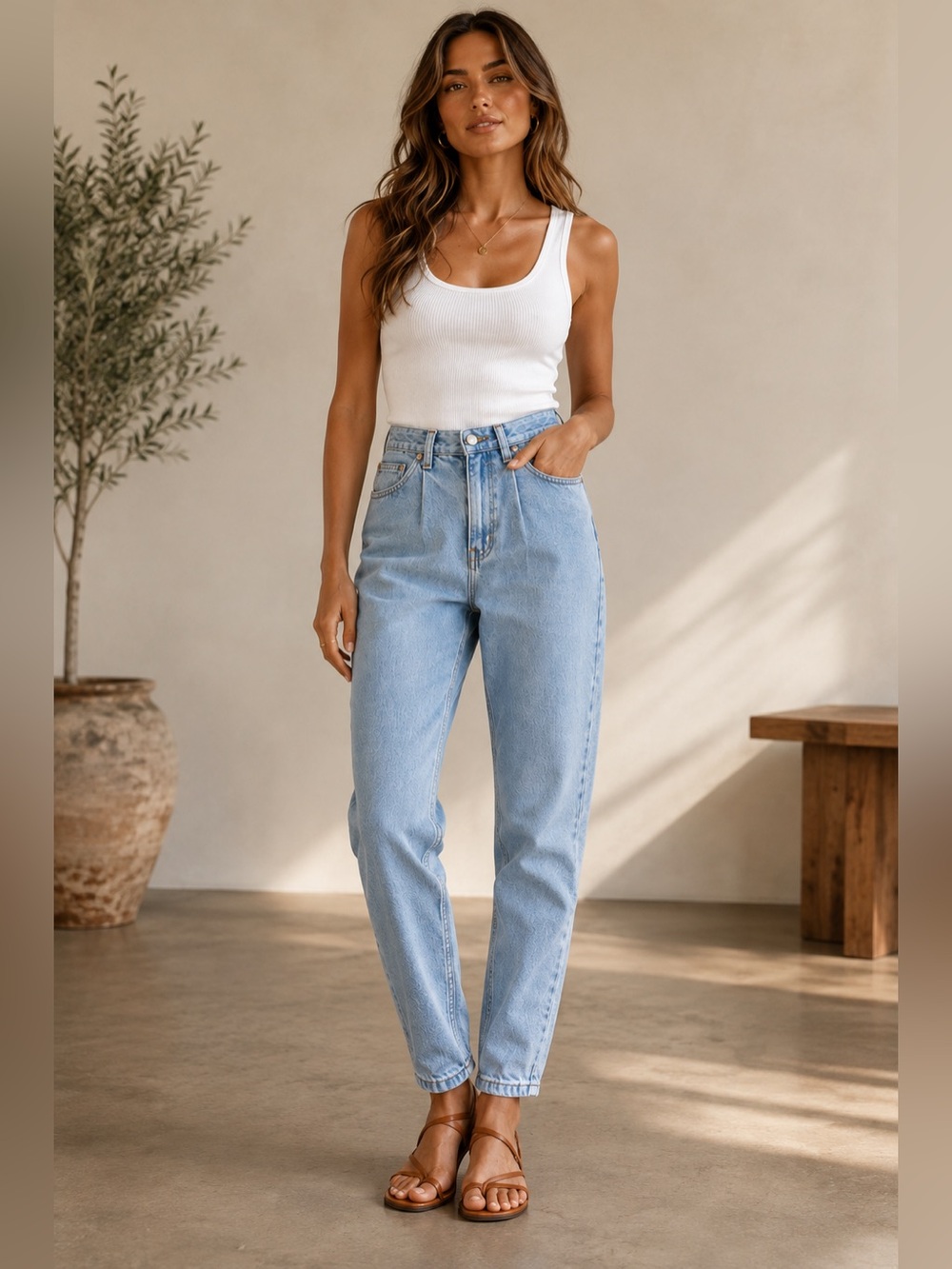 Levi's High Rise Light Blue Jeans
